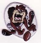 Looney Tunes Taz Tasmanian Devil Football Character Embroidery 