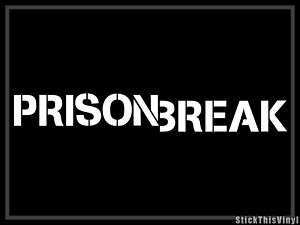 Prison Break Michael Scofield Logo Decal Sticker (2x)  
