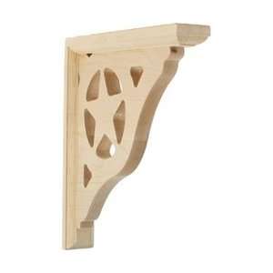  1 1/2W x 10D x 10H Bulwark Bracket, Cherry