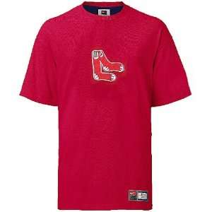 Boston Red Sox MLB Cooperstown Embroidered Tackle Twill Short Sleeve 