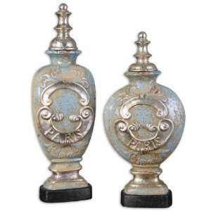  Uttermost Burga S/2 Decorative Bottles