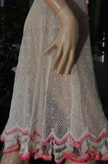 VINTAGE & New Delicate Unique Hand Crochet Dress S,M, L  