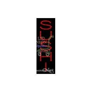 Sushi LED Sign 21 inch tall x 7 inch wide x 3.5 inch deep outdoor only 