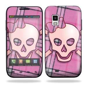   Fascinate i500 Verizon   Pink Bow Skull Cell Phones & Accessories