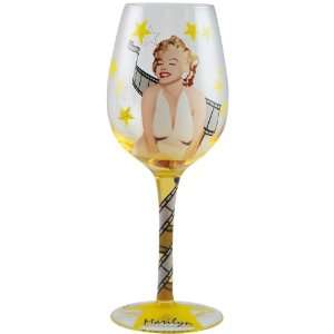  Marilyn Monroe Film Star Marilyn 15 Ounce Wine Glass 