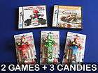 Mario Kart DS + Personal Trainer Cooking + 3 Mario Candy Toys Fun 