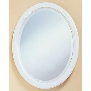 Kentwood White Oval Mirror 388
