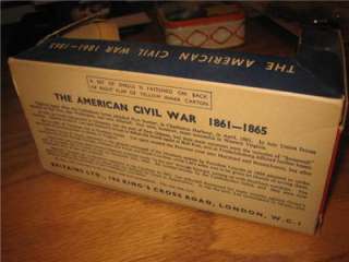 Britains LTD Herald Military American Civil War Confederate w Cannon 