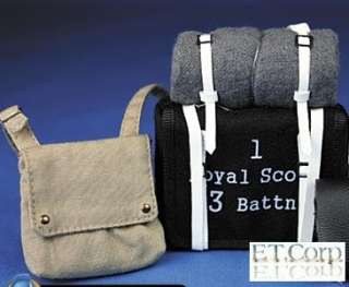 DID 1/6 BruceBackpack+Bedroll+BagBritish Royal Scots  