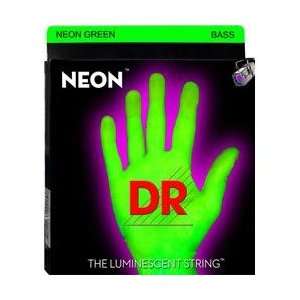  DR Strings NEON HiDef Green Bass SuperStrings Light 5 