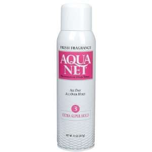 Aqua Net Extra Super Hold Aerosol Hair Spray, 11 oz (Quantity of 5)