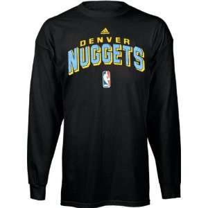 Denver Nuggets adidas Buzzer Beater Long Sleeve T Shirt  