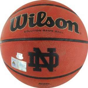  Notre Dame vs. Connecticut 1 14 2012 Game Used Basketball 