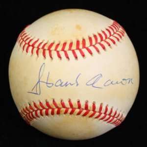  Hank Aaron Signed Autographed Onl Baseball Ball Psa/dna 