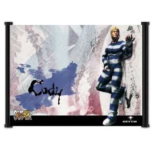  Super Street Fighter IV 4 Game Cody Fabric Wall Scroll 