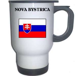  Slovakia   NOVA BYSTRICA White Stainless Steel Mug 