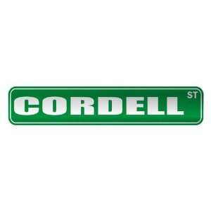   CORDELL ST  STREET SIGN