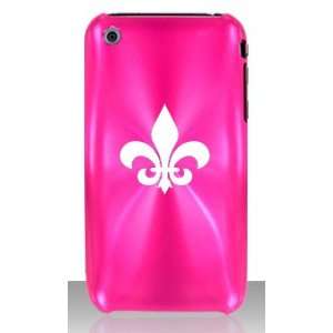  Apple iPhone 3G 3GS Hot Pink C37 Aluminum Metal Case Fleur 
