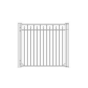  Aluminum Fence   Chelsea Collection Walk Gate / 54 in.x60 