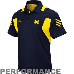 adidas Michigan Wolverines Navy Blue Assistant Coaches Performance 
