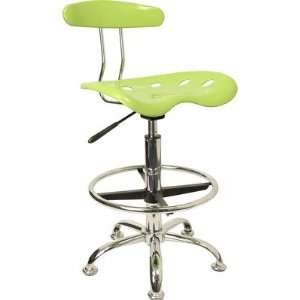 Vibrant Color Tractor Seat Drafting Stool with Chrome Base