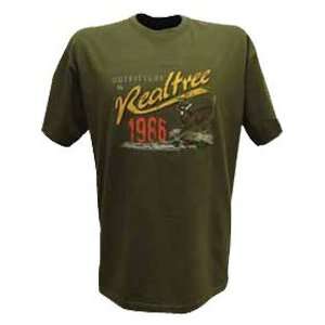  To The Game Realtree Outfitter S/s Shirt Deer Olive Large 