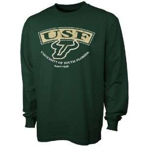  South Florida Bulls Green Established Long Sleeve T shirt 