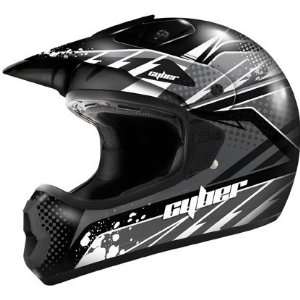  Cyber Helmets UX 22 Helmet Graphic Silver/Black Large 