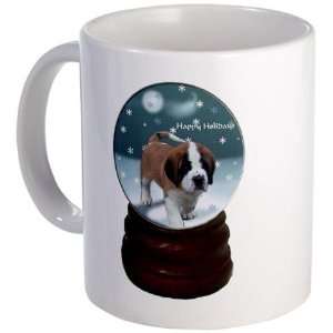  St Bernard Christmas Pets Mug by  Kitchen 