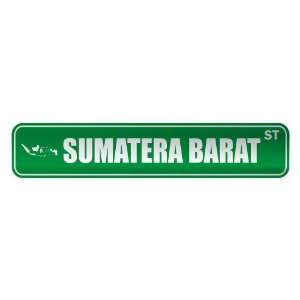   SUMATERA BARAT ST  STREET SIGN CITY INDONESIA