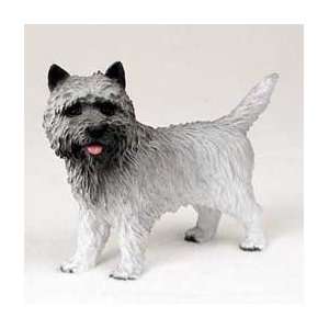  Cairn Terrier Dog Figurine  Gray (4 5)