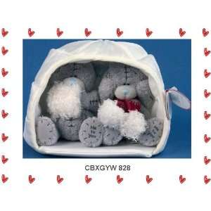  two bears in igloo 2 X 4 inches (2 x 10,2cm) Toys 