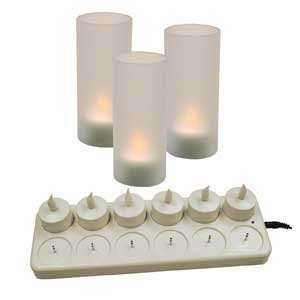  Update International CDL 12S Rechargeable LED Candle with 
