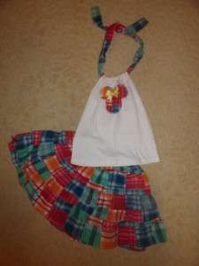 Custom Boutique Lil Bug Clothing Resell Mouse Vacation Halter Twirl 