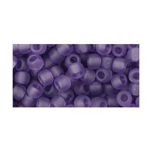   Glass Beads   Frosted Sugar Plum Purple 4mm Arts, Crafts & Sewing