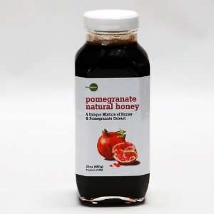 Pomegranate Natural Honey (23oz/650g) Grocery & Gourmet Food