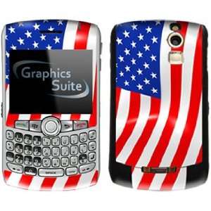  American Flag Skin for Blackberry Curve 8330 Phone Cell 