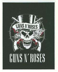 Guns and Roses Music car bumper sticker decal 4 x 5  