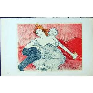  Toulouse Lautrec Marx C1952 Debauche Lady Man Colour
