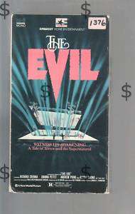 THE EVIL Richard Crenna, Victor Buono 1978 RARE VHS  