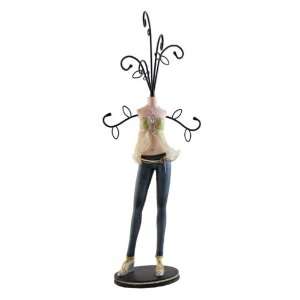 Jewelry Holder Urban Glam Jeans Mannequin Large Gold 