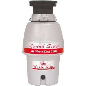 Waste Disposer Waste King L 2600 Legend Series 1/2 HP Continuous Feed 