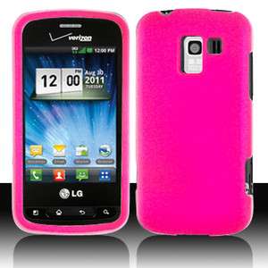 Pink Straight Talk LG Optimus Q L55C Faceplate Phone Cover Hard Case 
