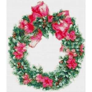  Christmas Wreath Counted Cross Stitch Kit 