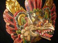 Balinese Garuda Eagle Mask~Bali wall ART~Carved Wood  