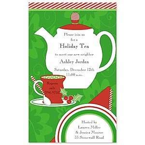  Holiday Tea Invitation Holiday Invitations Health 