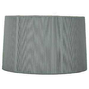 11 X 12 X 8 Shallow Drum Silk String Lampshade with Hand Sewn Soft 