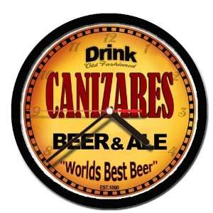  CANIZARES beer and ale cerveza wall clock 