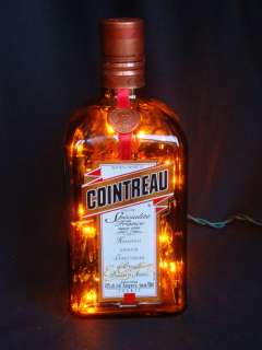 Lighted Cointreau Liqueur Bottle Bar/Night Light  
