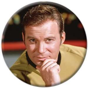  Star Trek Kirk Leaning on Hand Button 81421 Toys & Games
